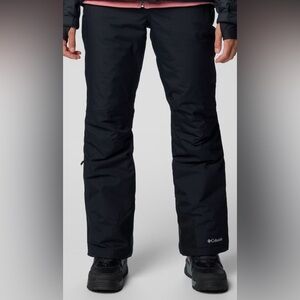 Columbia Women's Bugaboo OmniHeat Snow Ski Pants. Black. Size Large Short
